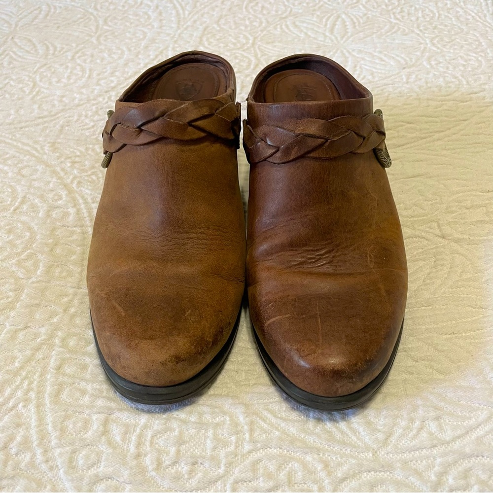 Leather Ariat Mules